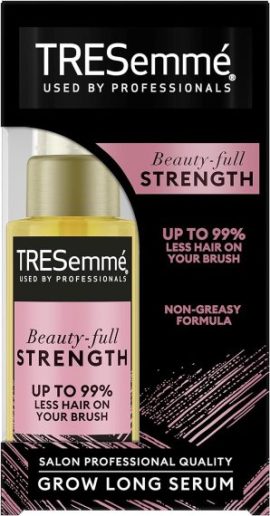 TRESemmé Beauty-full Strength serum reduces hair on brush, non-greasy formula for salon-quality hair growth